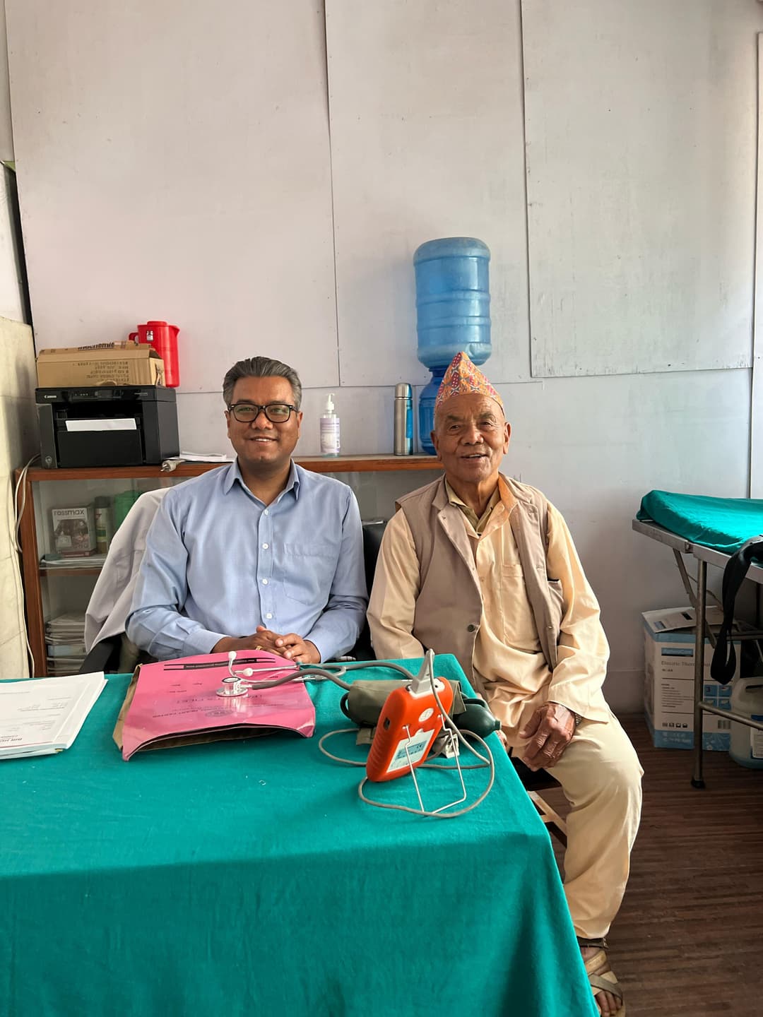 Dr. Umesh Bogati in his work