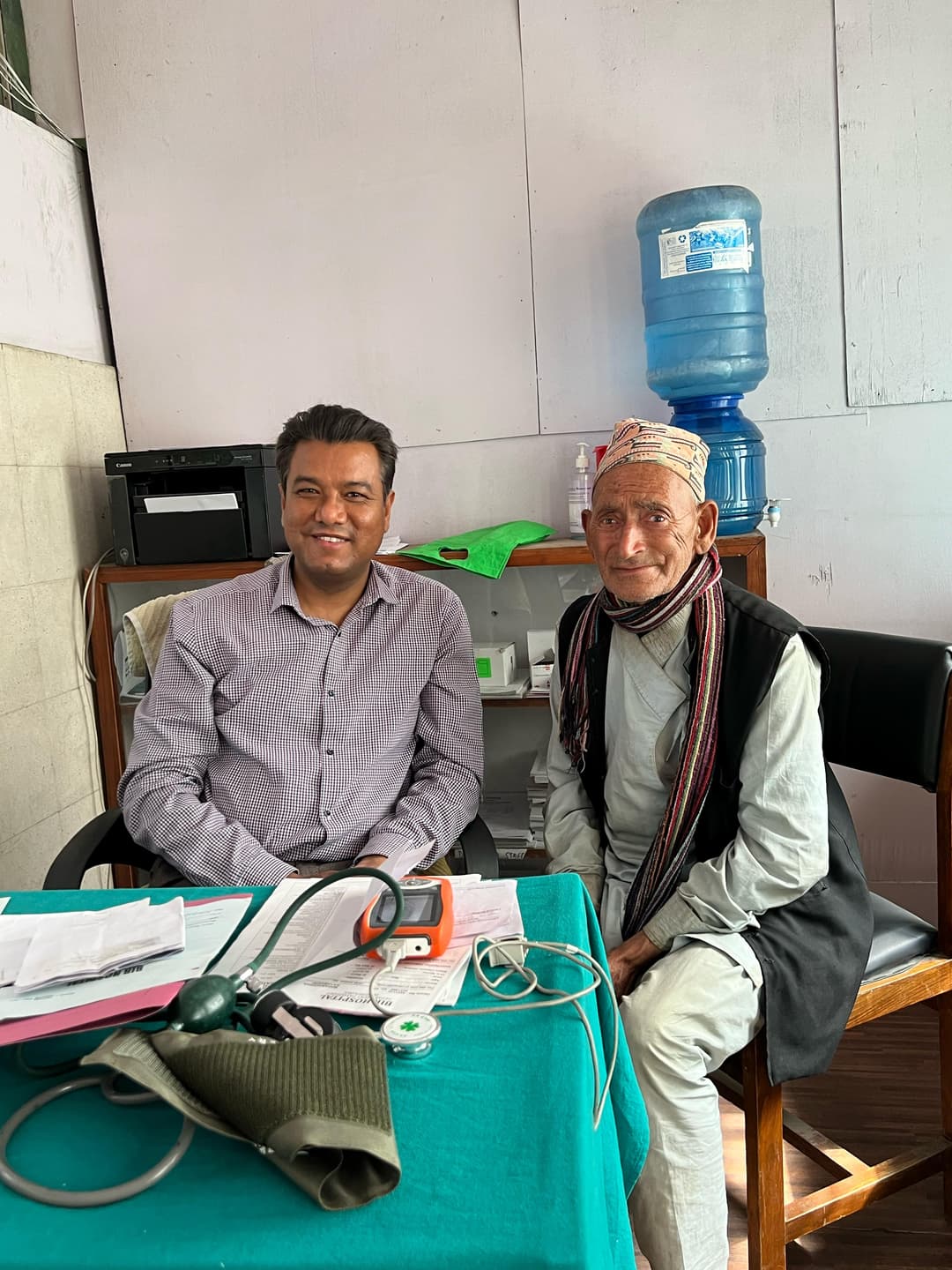 Dr. Umesh Bogati in his work