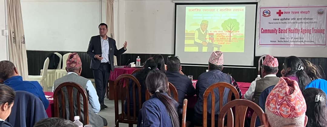 Dr. Umesh Bogati in his work